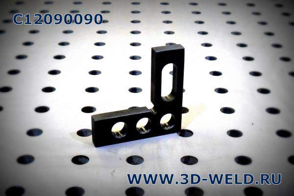 Угольник 90° 90Х90 ММ для сварочного стола D16 3D-Weld