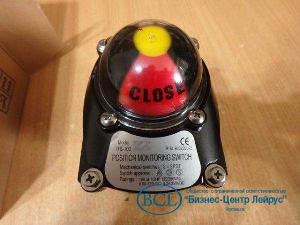 Указатель положения i-Tork ITS-100 IP67 ENCLOSURE POSITION MONITORING SWITCH mechanical switches 2хspdt 16A at 1/2hp 125/250vac 0.6A 125vdc 0.3A 250vdc 30х80х20h вес-0.78кг габаритный размер-170х130х100мм