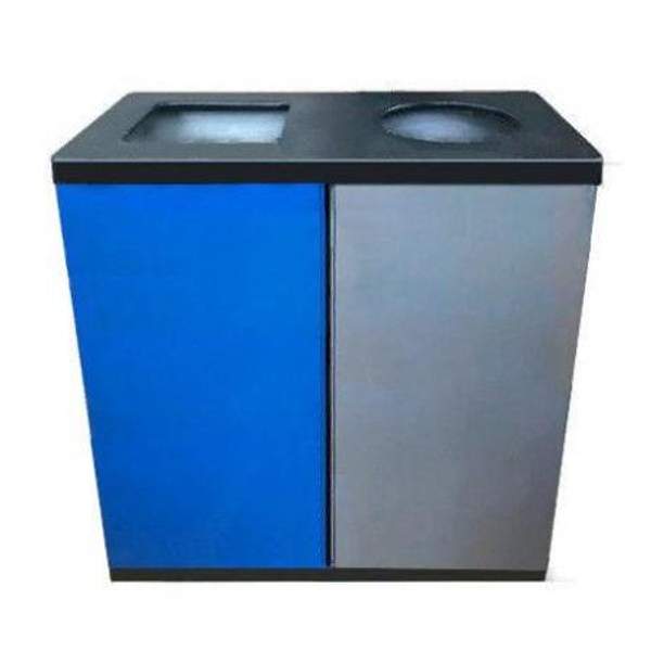 Уличная урна для мусора Два Бака по 80 л