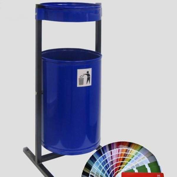 Уличная урна Меркурий с пепельницей 21л