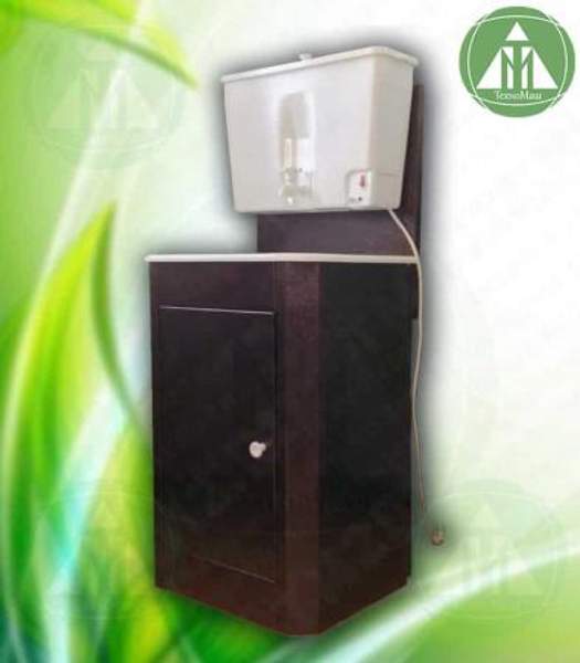 Умывальник дачный с подогревом (1,25 кВт), пластиковые мойка и бак, 17 л. ТермМикс, медь