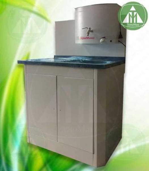 Умывальник дачный с подогревом (1,25 кВт), "ТермМикс", Тандем, 17л.,белый