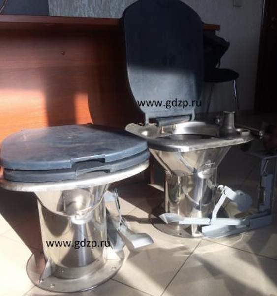 Унитаз плацкартного вагона ЦМВ0 836.50.78.000 сборе 56500-Н ПКБ ЦВ МПС