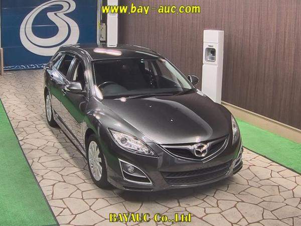 Универсал средний класс MAZDA ATENZA SPORT WAGON кузов GH5FW пробег 107 тыс км цвет серый