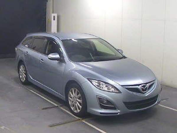 Универсал средний класс MAZDA ATENZA SPORT WAGON кузов GH5FW пробег 163 тыс км цвет синий