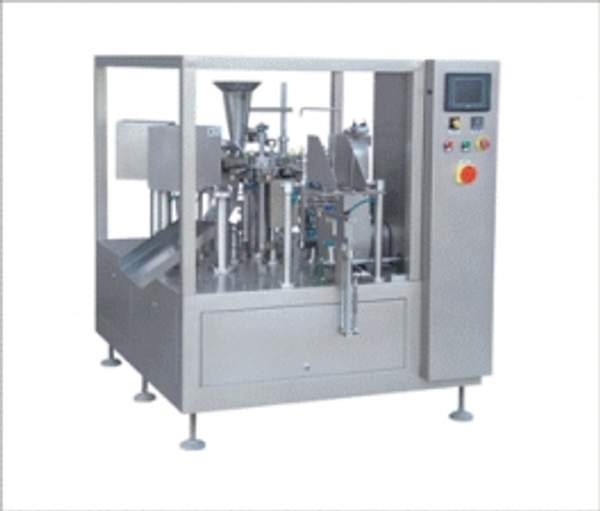 Упаковочное оборудование, Упаковочная машина для фасовки в готовые пакеты сашет и дой-пак PG6-200