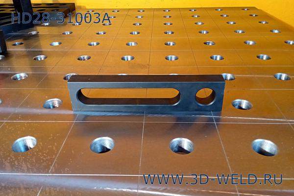 Упор 225x50 мм для сварочного стола 3D-Weld D28 2-280420
