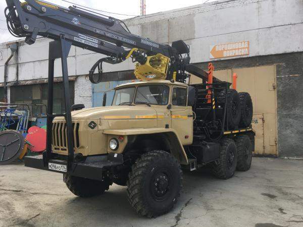 УРАЛ ЛЕСОВОЗ с ГМ Майман 110S