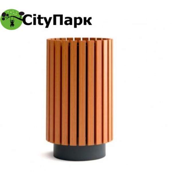 Урна деревянная "Эстель" круглая 45 литров