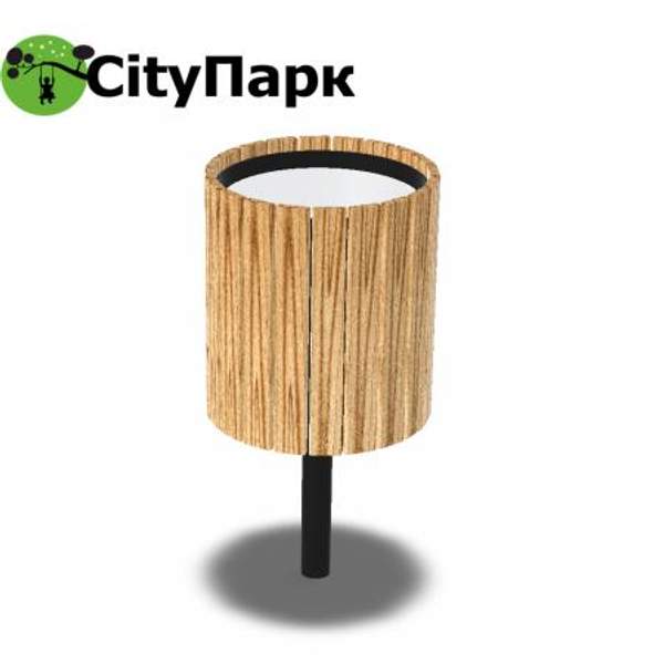 Урна деревянная уличная "Бриз" 35 литров