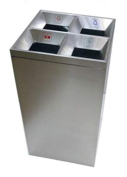 Урна для раздельного сбора мусора Квартет 40л