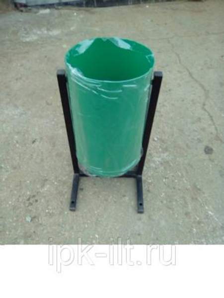Урна уличная поворотная круглая У-30 Зеленая (1.5 мм)