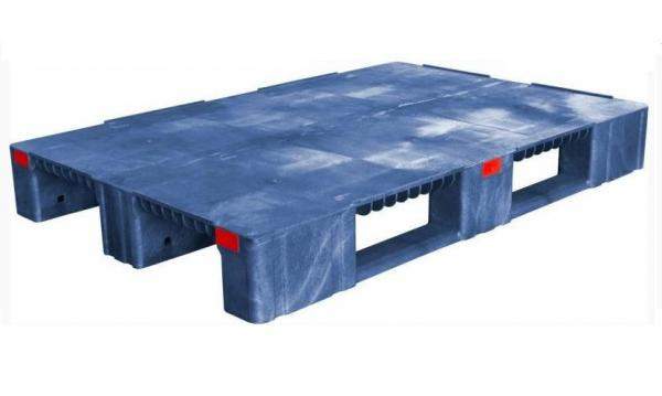 Усиленный пластиковый паллет (поддон) 1200х800х150 мм TR 1208-1-1 синий