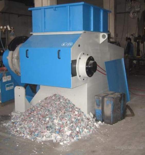 Услуги дробления любых полимеров, дробление на шредере