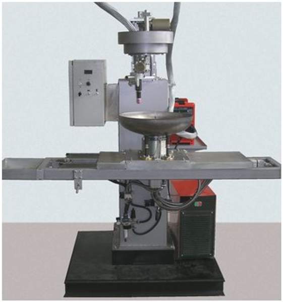 Установка АС312 для ТИГ сварки последовательно двух кольцевых швов.