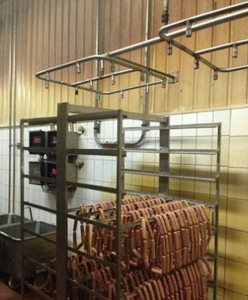 Установка для душирования колбас