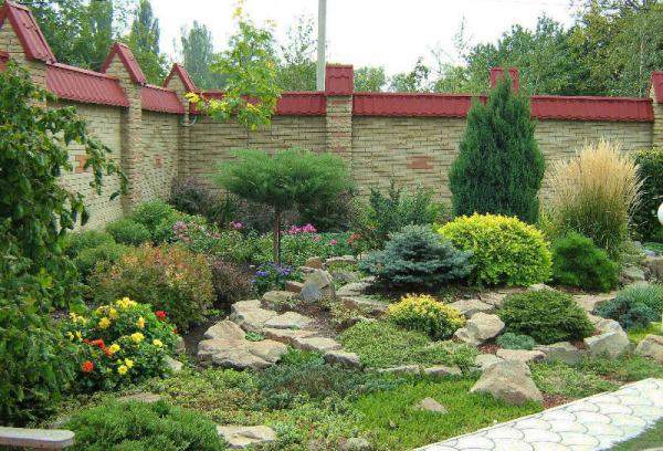 Устройство альпийской горки