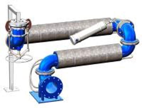 Устройство нижнего слива УСН 150/175 (с электрообогревом)