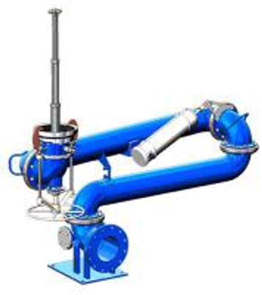 Устройство нижнего слива УСН 150/175 (с гидромонитором)