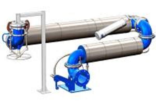 Устройство нижнего слива УСН 150/175 (с пароподогревом)