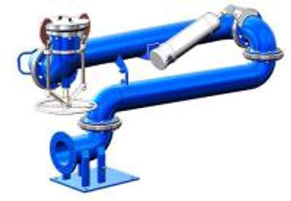 Устройство нижнего слива УСН-150/175 (съемные шарниры)