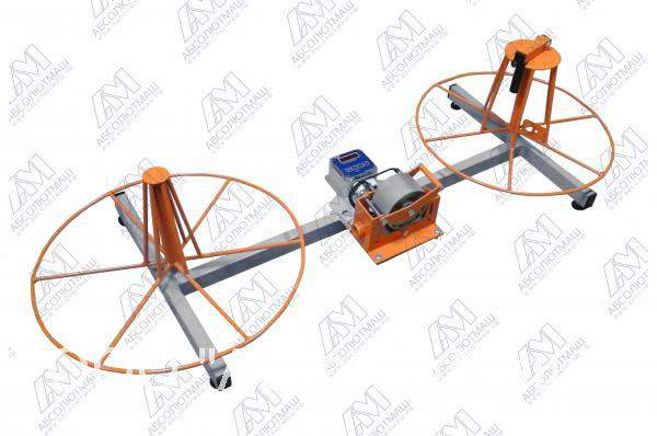 Устройство перемотки кабеля, настольное АМ.021 (АМ.ИД с роликами)