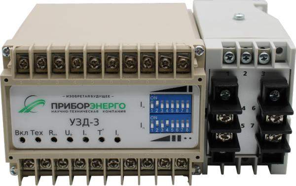 Устройство защиты трехфазного асинхронного электродвигателя УЗД-3