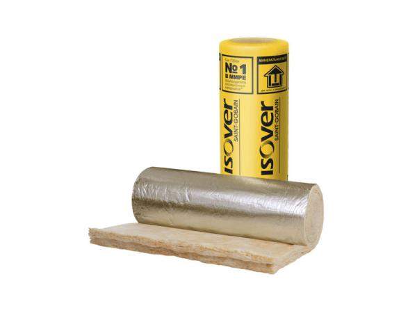 Утеплитель Изовер Сауна-50 с фольгой (рулон 50*1200*12500, в упак. 1 шт.