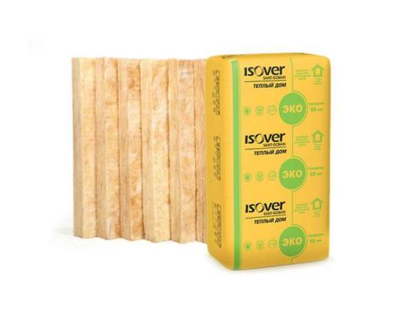 Утеплитель Изовер Теплый Дом 50мм в упаковке 14 плит 1170*610 0,5 м3