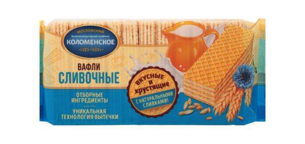 Вафли Коломенское сливочные, 220 г.