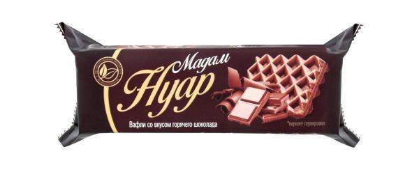 Вафли Мадам Нуар со вкусом горячего шоколада, 145 г.