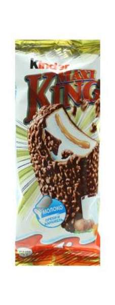 Вафли с молочно-карамельной начинкой Maxi king Kinder м/у 35г.