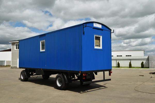 Вагон дом санузел на прицеп-шасси ТОРОС