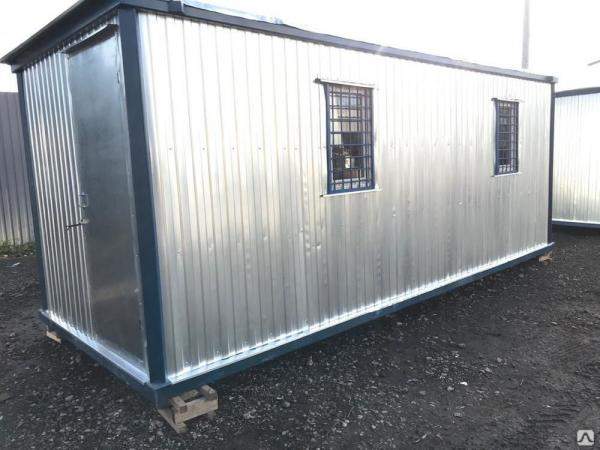 Вагончик, Блок контейнер металлический БК-02 6м, теплую, новую