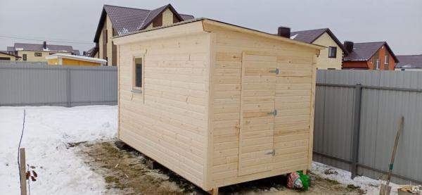 Вагончик бытовка деревянная 5*2,3 метра