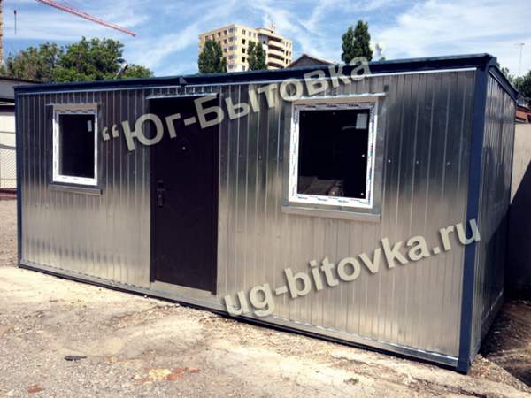 Вагончик для дачи 6 * 2,4 *2,5 м