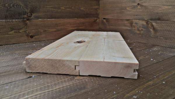 Вагонка кедр 15 х 135 х 1200 мм, сорт А