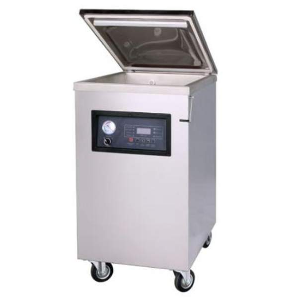 Вакуумная машина DZ-400DC напольная.Вакуумный аппарат Однокамерный вакуумный упаковщик для вакуумной упаковки