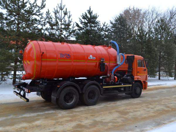 Вакуумная машина Коммаш (Мценск) КО-529-20 на шасси КАМАЗ 65115-773082-42