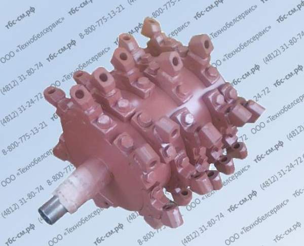 Вал УКИС 010.02.03 (барабан в сборе c кронштейнами)