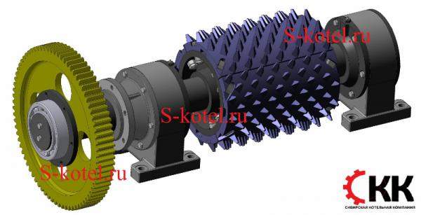 Валок неподвижный дробилки ДДЗ-4 и запчасти