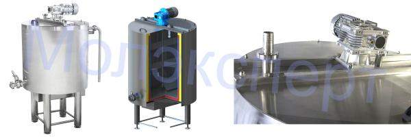 Ванна длительной пастеризации ВДП 250л Молэксперт