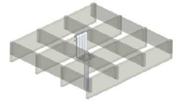 VBZ-1-5-M6-G Вертикальный балочный зажим 1-5мм с отгибом и резьбой М6