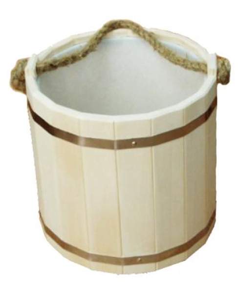 Ведро "Емеля" 15л. с пласт. вставкой (ВП-15)