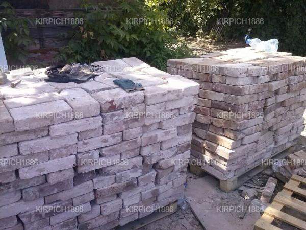 Вековой кирпич ручной формовки под царский - старинный