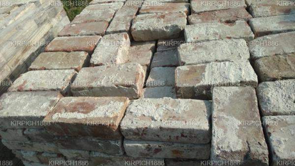 Вековой состаренный кирпич ручной формовки 18-19 века