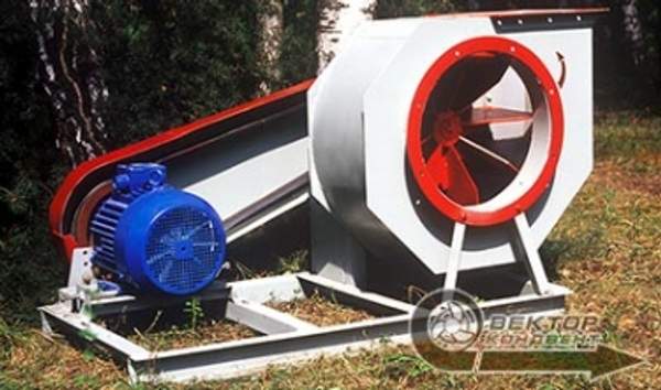 Вентилятор радиальный пылевой ВРП 110-49-8 сх.5-ая 37 квт, нерж. сталь