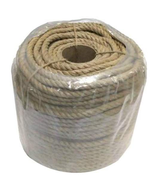Веревка джутовая 12,0мм (на втулке 150м)