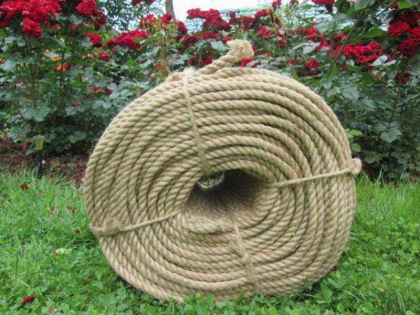 Веревка джутовая для бревен. д.16 мм.