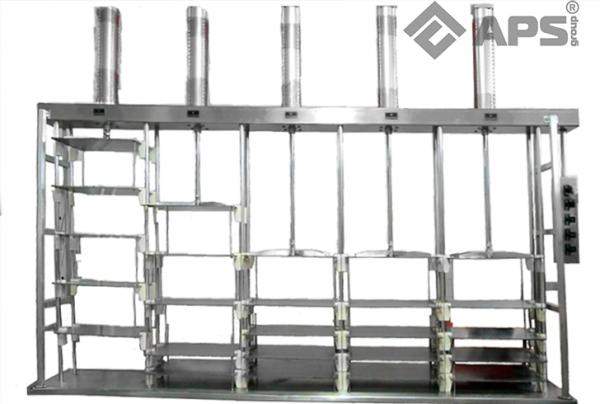 Вертикальный пресс для сыра 5 секционный